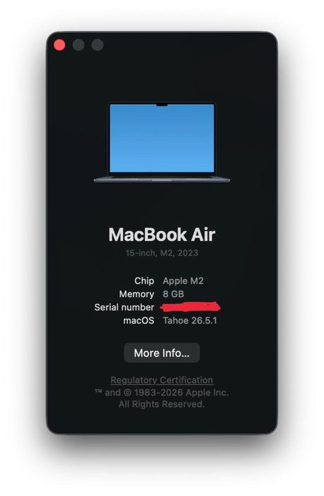 MacBook Air M2 15-inch 2023