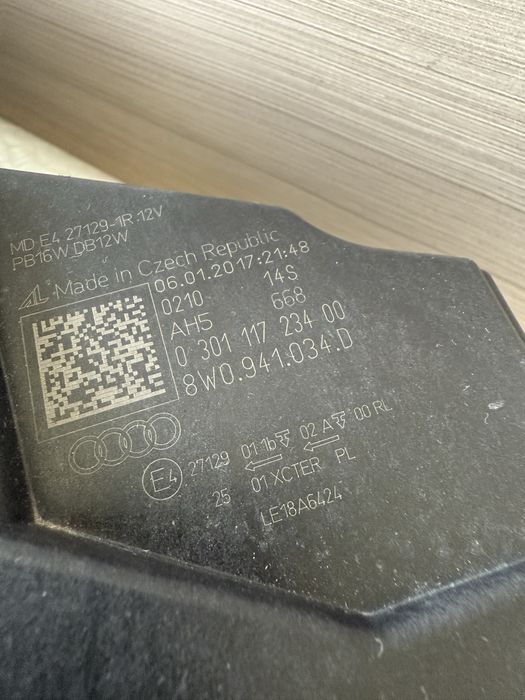 Фар фарове Audi A4 B9 facelift Перфектни