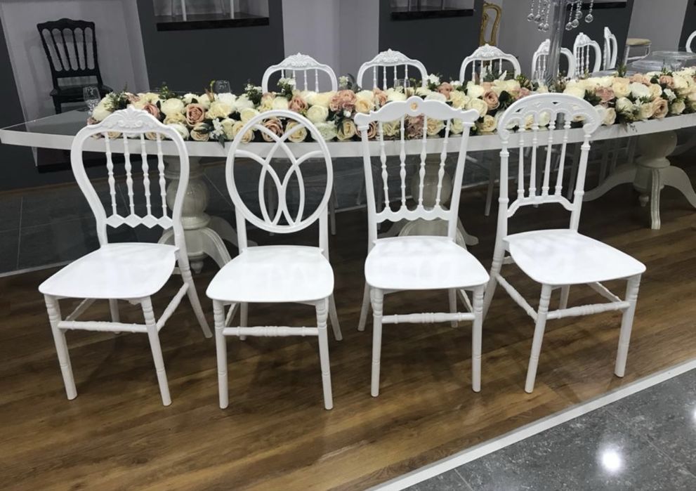 Scaune nunta polipropilena pura!