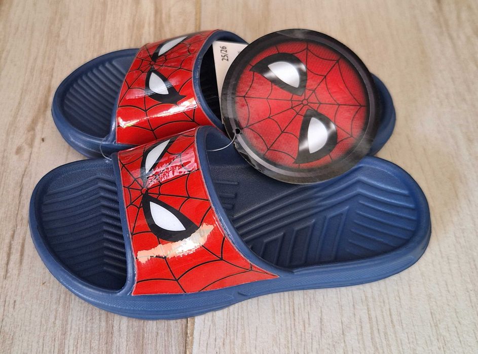 Papuci slapi Spiderman, bleumarin, noi, mar 25/26 si 29/30