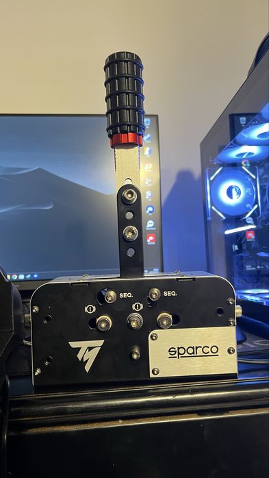 Racesim Thrustmaster t300 sparco t3pa si baza playseat