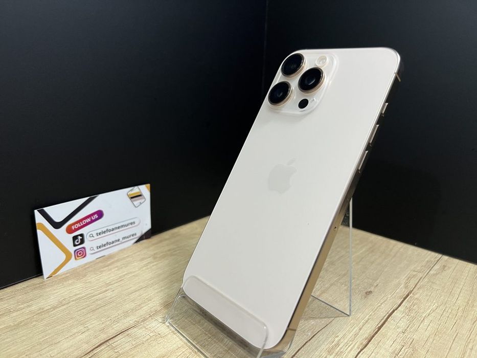Iphone 16 Pro Max 1TB Desert Titanium Second-Hand 3 ani garanție, Tele