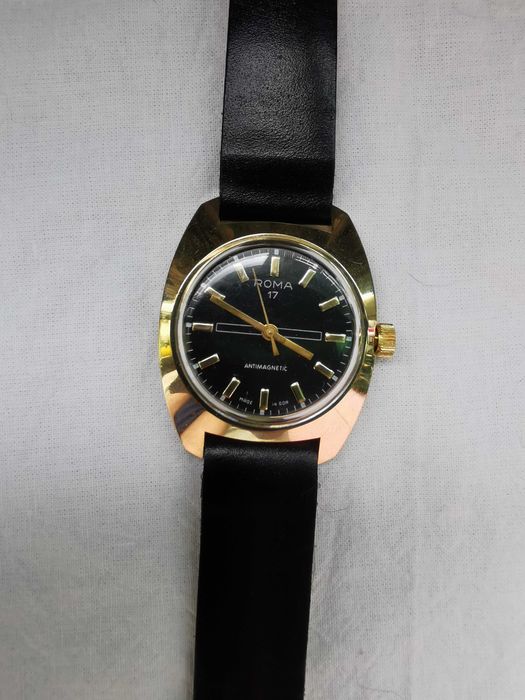 Ceas mecanic Roma 17 vintage produs in anii 1970 Made in GDR-Germania Democrata