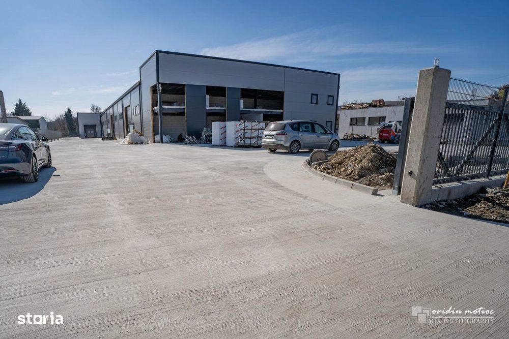 Hala 1700 mp singur la curte, prima inchiriere
