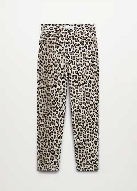 Pantalon drept din bumbac