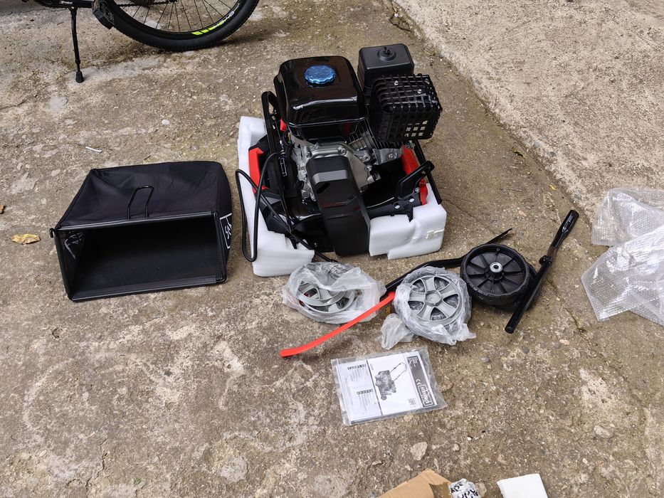 Scheppach Бензинов скарификатор SC55P Аератор за трева, 4-тактов двига