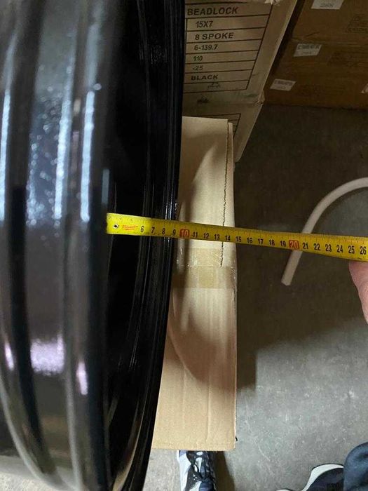 Jante din tabla offroad 15x7J 6x139.7 ET-25 CB 110 Mitsubishi ,Toyota,