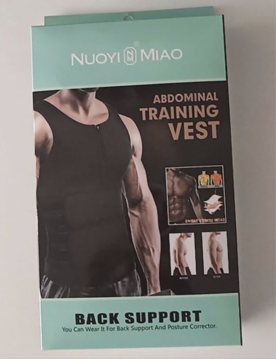 Мъжка неопренова жилетка за изгаряне на мазнини