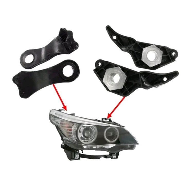 Нови Щипки/Държачи/уши за фарове BMW E60 E61 цял комплект или на брой