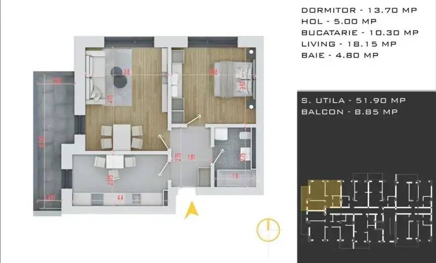 Apartament – București, Titanul Nou - Mai multe