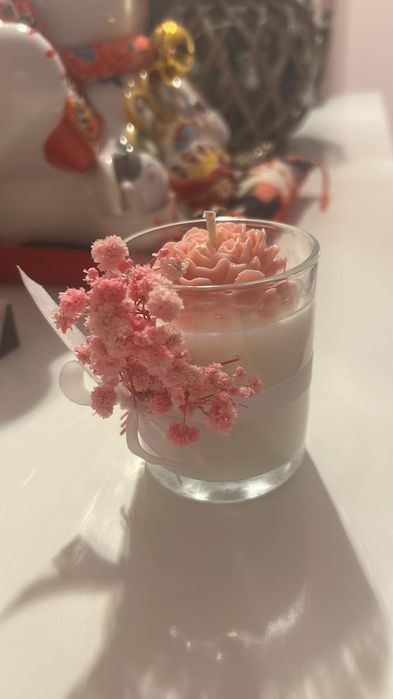 Lumanari home made din ceara de soia si uleiuri esentiale