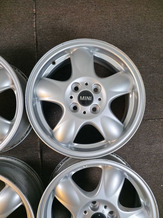 4 Jante Aliaj 4x100 15'' 5.5J ET 45 - OEM Mini Cooper ONE - CA NOI - COD 6769404-13 !