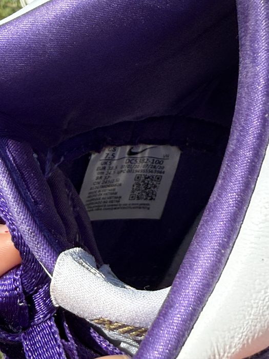 Nike Dunk High "Varsity Purple" sneakers