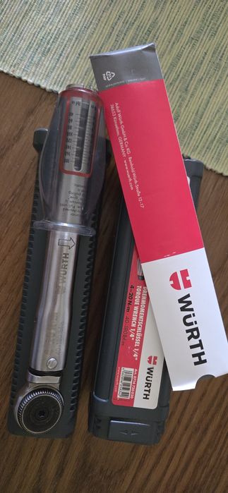 Нов динамометричен ключ Wurth 1/4 4-20 nm Вюрт