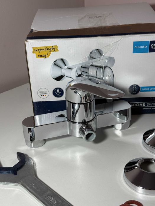 Baterie dus Grohe Swift, aparenta, crom, 24333001