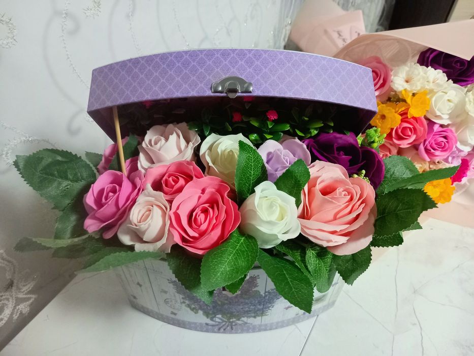 Мыльные розы в наличии