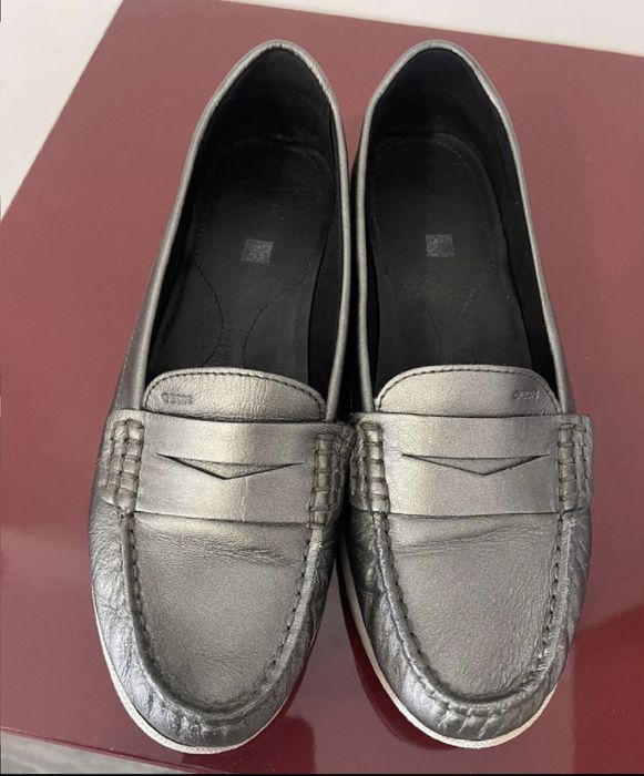 Mocasini Geox Avery de piele