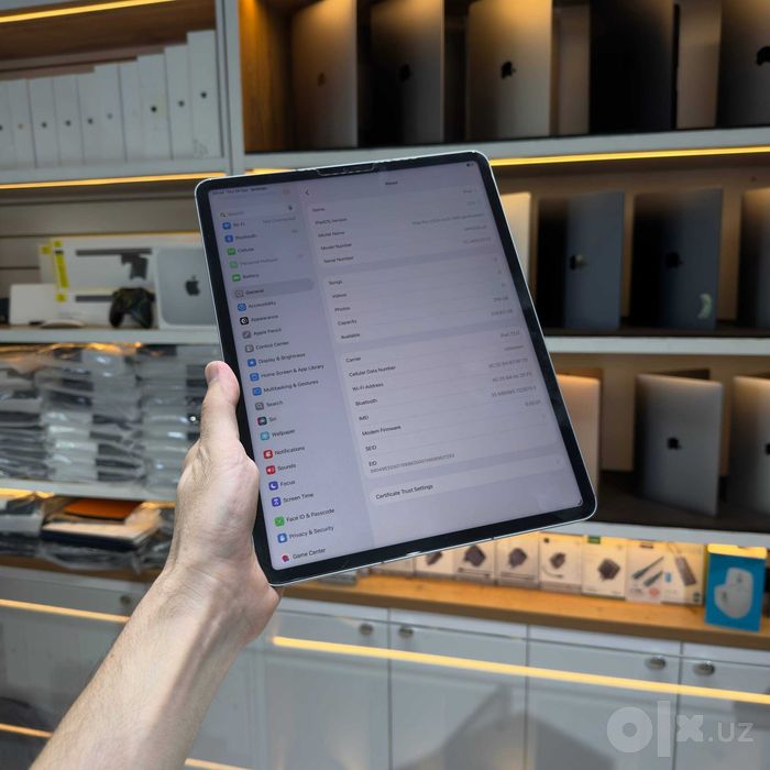 iPad Pro 12.9 (6-avlod) M2 256GB Wi-Fi + Cellular Nasiya Savdo bor