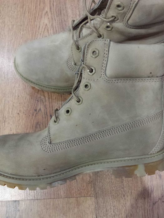 Bocanci dama TIMBERLAND 6 inch premium originali noi piele waterproof nubuck ivoire/crem marimi 40/41/41,5