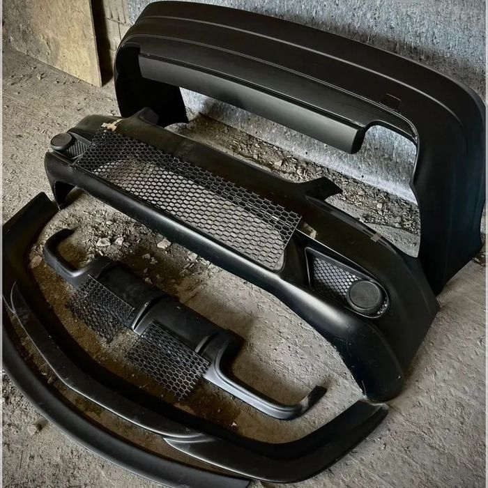 W219 amg банан обвес спойлер