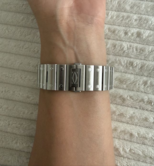 Cartier Santos Automatic 100M – Full Steel – Stare foarte bună
