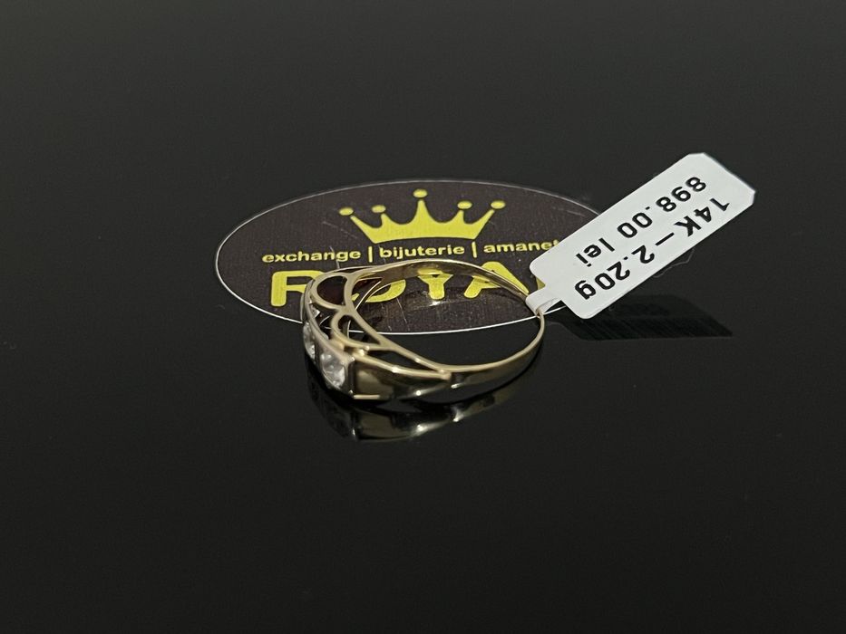 Bijuteria Royal CB: Inel dama aur 14k 2,20gr