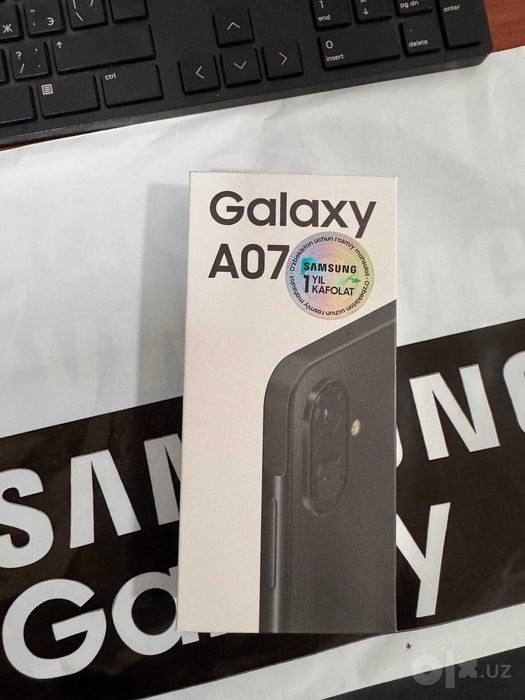 Samsung Galaxy A07, Black, 4/128 GB YANGI
