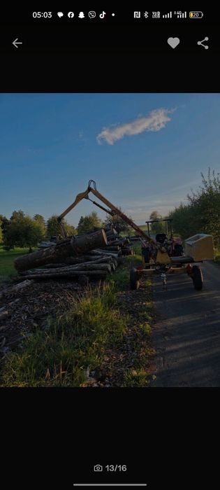 Brat graifer săpat încărcător gunoi  tractor