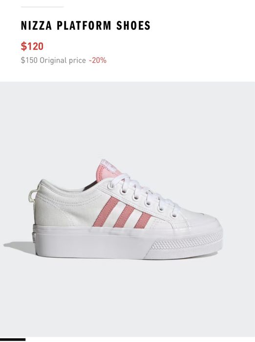 Кецове Adidas Nizza Platform 36 2/3