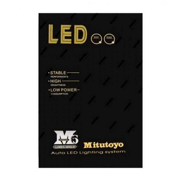 LED крушки H1/H4/H7/H8/H9/H11/ HB3/HB4 MITUTOYO диоден комплект