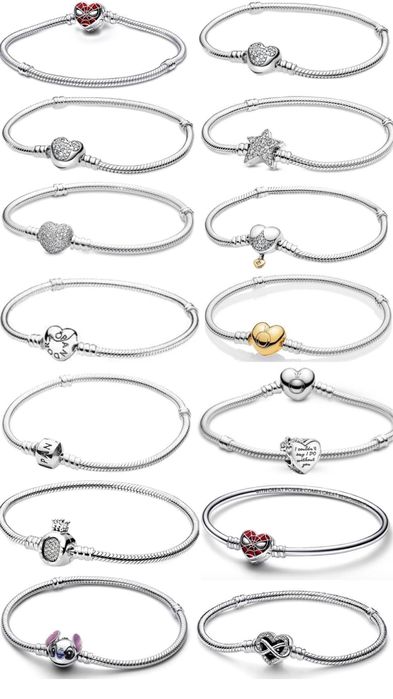 Скидка! Pandora браслеты серебро 925 пробы