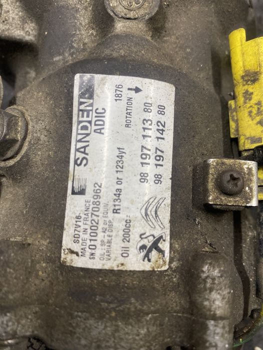 Compresor ac clima citroen jumper peugeot boxer 2.0 hdi euro 6