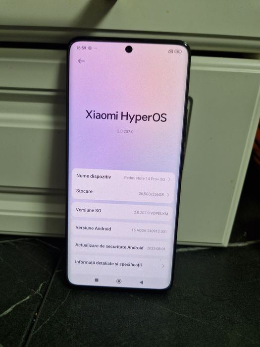 Xiaomi  Redmi Note 14 Pro + 5G 256gb 8 GB RAM