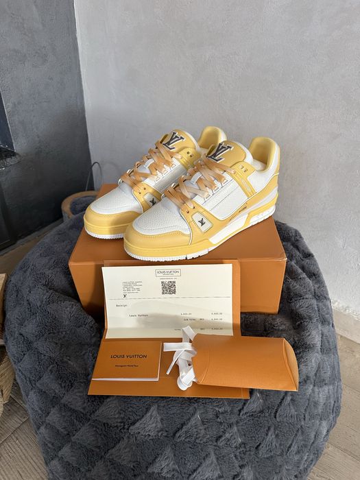 Louis Vuitton LV Trainers Monogram Yellow/White