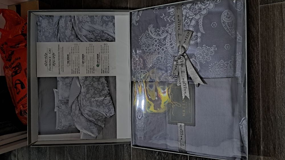 Жаккардовое постельное белье nazenin евро размер турция