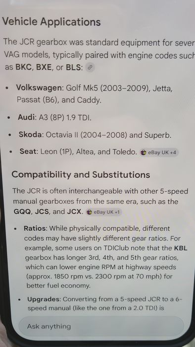 Скоростни Кутии за VW  Ауди Сеат Шкода 1.9 ТДИ 90 и 105кс 2003- 2009г