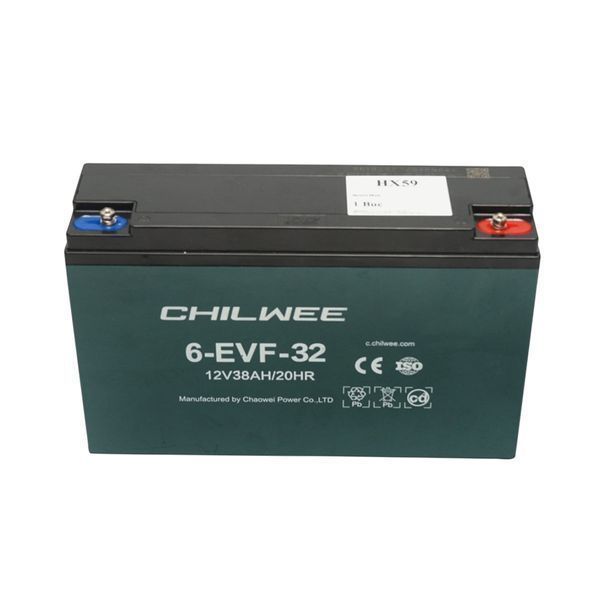 Vrla гел батерия за електрически велосипед 6-evf-32, 12v, 38ah-20hr ch