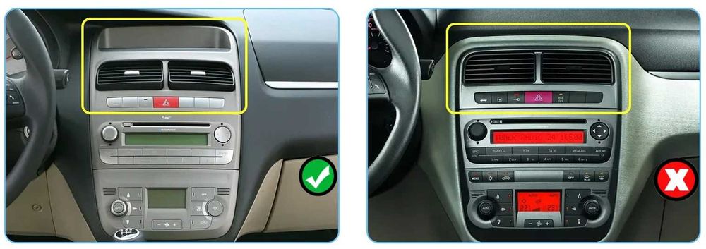 Мултимедия 9″ Android 14 за FIAT LINEA CARPLAY навигация RDS DSP GPS