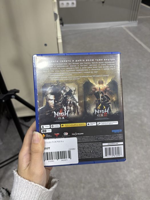 Диски Nioh Collection на PS5 в отличном состоянии