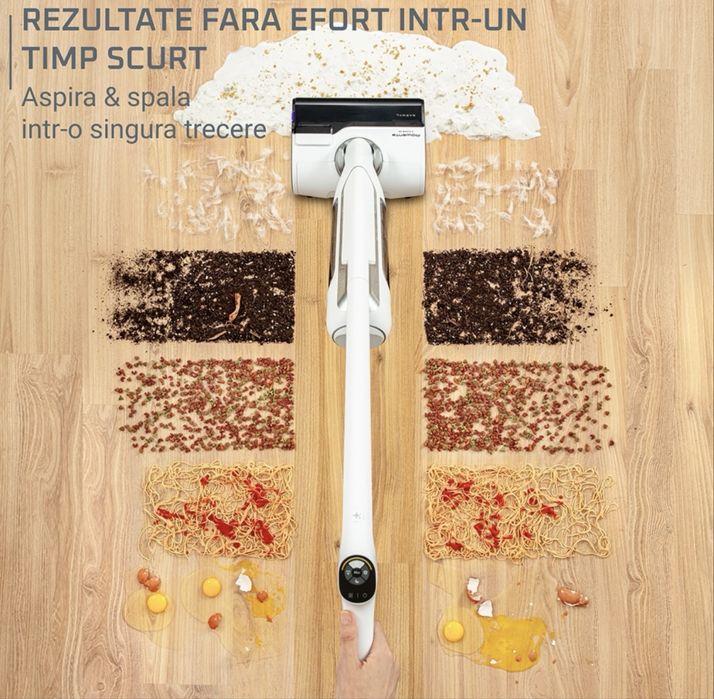 Aspirator vertical cu spalare ROWENTA All In One X-Clean 10