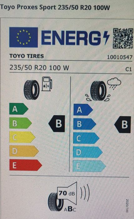 4 anvelope 235 50 20 toyo 2023 6,5mm