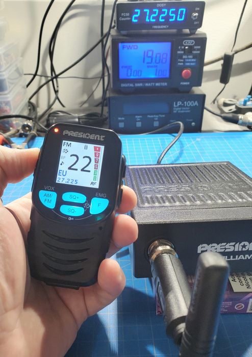 Statie radio CB - President WILLIAM II Mike BT(20W) * noua/garantie