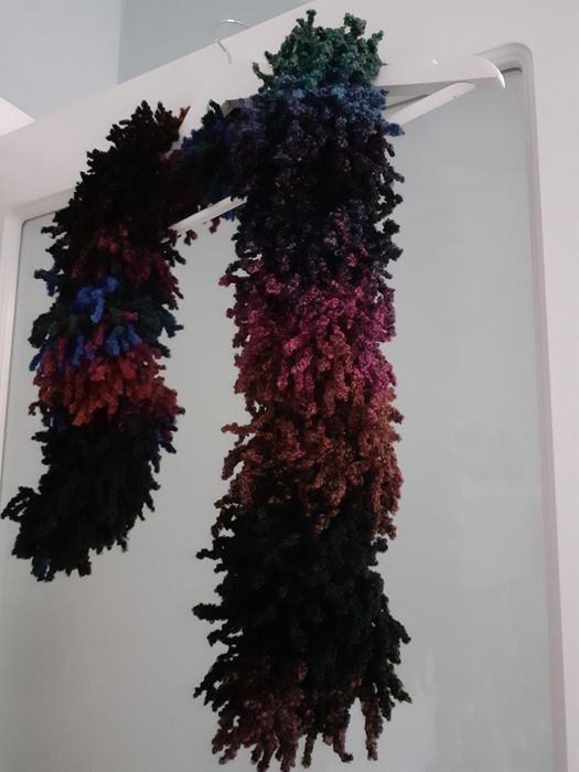 Fular tricotat fantezi