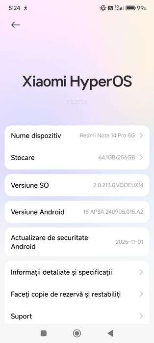 Vând Redmi Note 14 Pro 5g