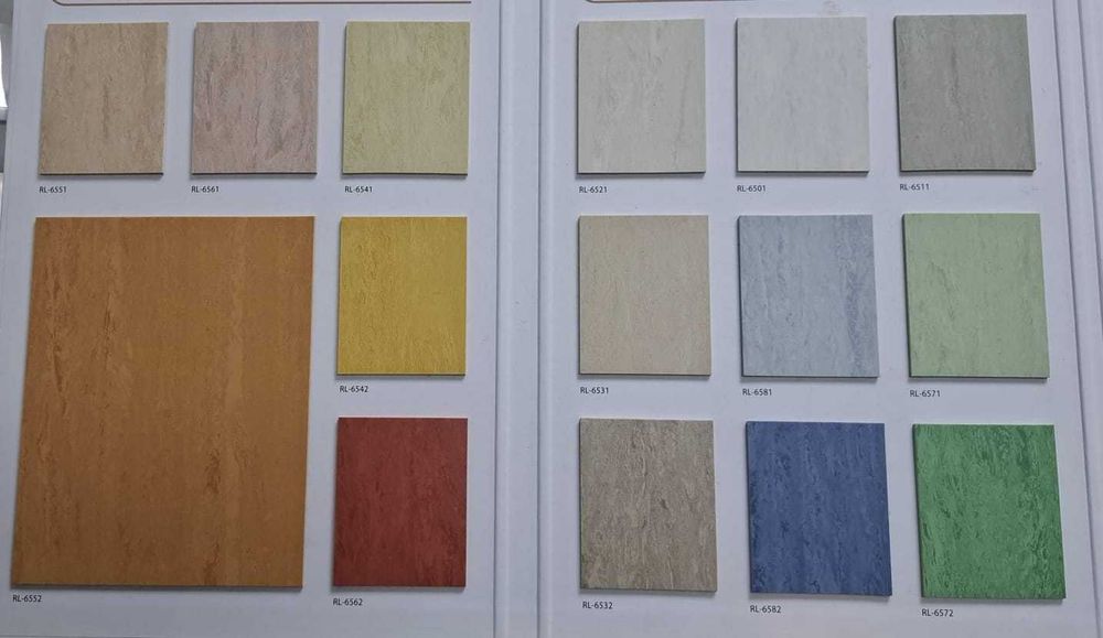 Линолеум гомогенный, гетерогенный