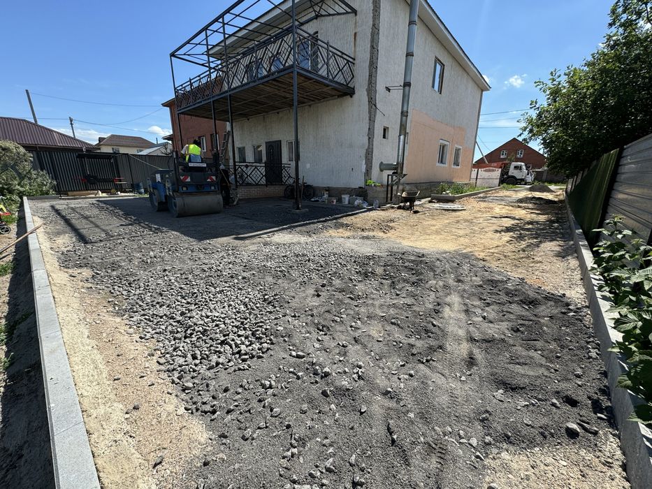 Асфальтирование Асфальт Укладка асфальта