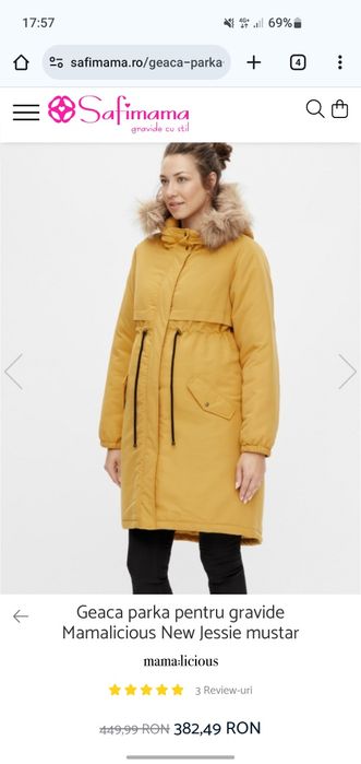 Geacă gravidă MAMALICIOUS  M