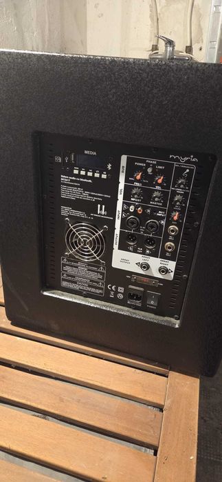 Sistem audio MYRIA MY2617, 300W RMS, Bluetooth, USB, FM, negru