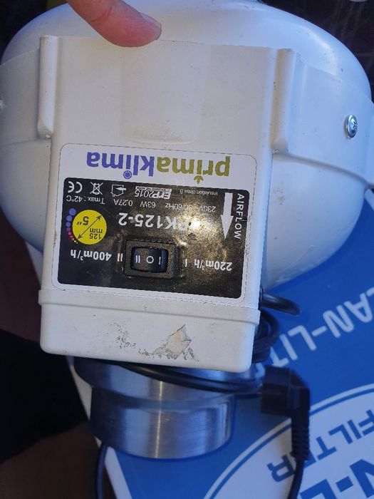 Турбинен вентилатор PrimaKlima  mod:PK125-2