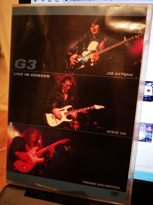 Colectie dvd Malmsteen,Satriani,Vai,Dream Theater